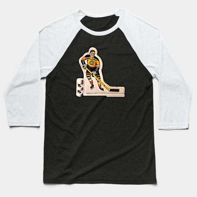 Coleco Table Hockey Players - Boston Bruins Baseball T-Shirt by mafmove